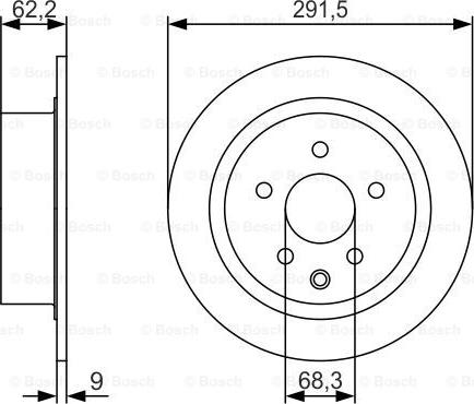 BOSCH 0 986 479 S71 - Bremžu diski adetalas.lv