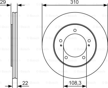 BOSCH 0 986 479 S78 - Bremžu diski adetalas.lv