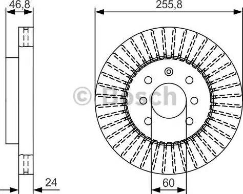 BOSCH 0 986 479 T89 - Bremžu diski adetalas.lv