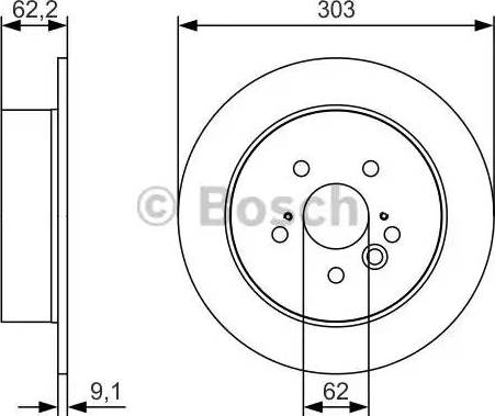 BOSCH 0 986 479 U28 - Bremžu diski adetalas.lv