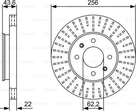 BOSCH 0 986 479 V96 - Bremžu diski adetalas.lv