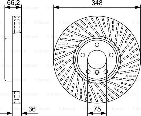 BOSCH 0 986 479 W20 - Bremžu diski adetalas.lv