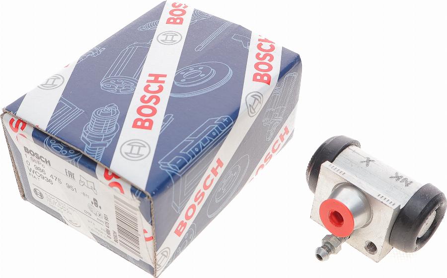 BOSCH 0 986 475 951 - Riteņa bremžu cilindrs adetalas.lv