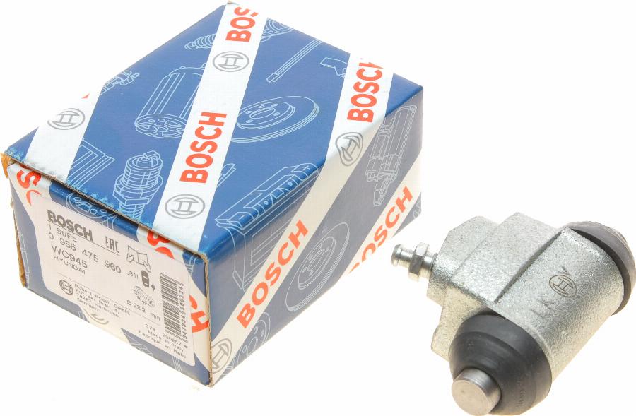 BOSCH 0 986 475 960 - Riteņa bremžu cilindrs adetalas.lv