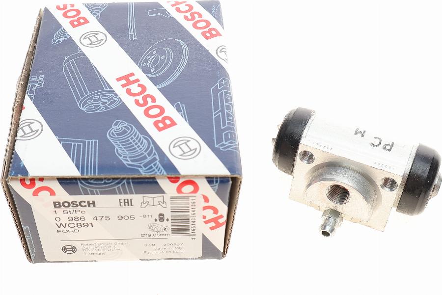 BOSCH 0 986 475 905 - Riteņa bremžu cilindrs adetalas.lv