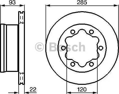 BOSCH 0 986 479 878 - Bremžu diski adetalas.lv