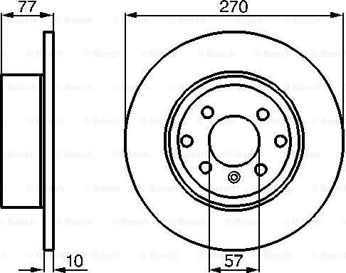 BOSCH 0 986 478 504 - Bremžu diski adetalas.lv