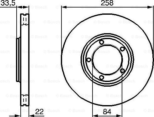 BOSCH 0 986 478 530 - Bremžu diski adetalas.lv