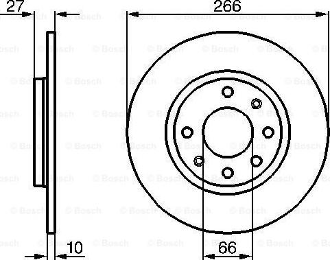 BOSCH 0 986 478 090 - Bremžu diski adetalas.lv