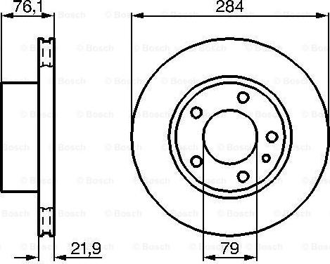 BOSCH 0 986 478 043 - Bremžu diski adetalas.lv