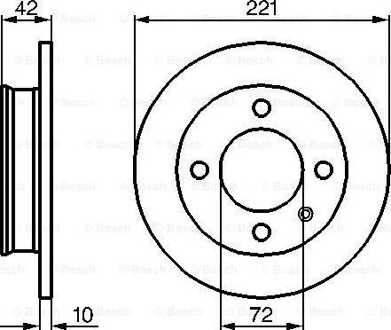 BOSCH 0 986 478 068 - Bremžu diski adetalas.lv