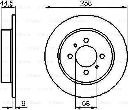 BOSCH 0 986 478 836 - Bremžu diski adetalas.lv