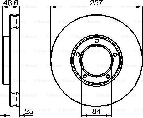 BOSCH 0 986 478 397 - Bremžu diski adetalas.lv