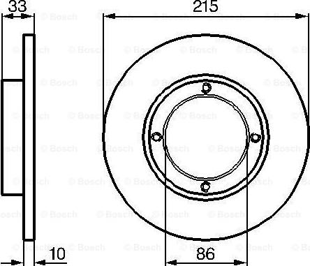 BOSCH 0 986 478 376 - Bremžu diski adetalas.lv