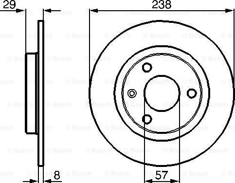 BOSCH 0 986 478 246 - Bremžu diski adetalas.lv