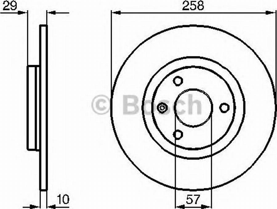 BOSCH 0 986 478 751 - Bremžu diski adetalas.lv