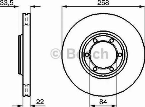 BOSCH 0 986 478 706 - Bremžu diski adetalas.lv