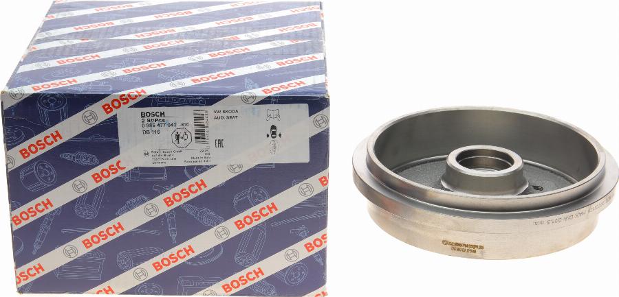 BOSCH 0 986 477 041 - Bremžu diski adetalas.lv