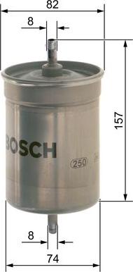 BOSCH 0 986 4B2 008 - Degvielas filtrs adetalas.lv