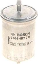 BOSCH 0 986 4B2 031 - Degvielas filtrs adetalas.lv