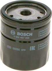 BOSCH 0 986 4B7 008 - Eļļas filtrs adetalas.lv