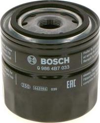 BOSCH 0 986 4B7 033 - Eļļas filtrs adetalas.lv