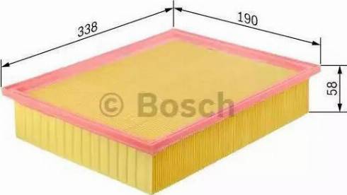 BOSCH 0 986 626 832 - Gaisa filtrs adetalas.lv