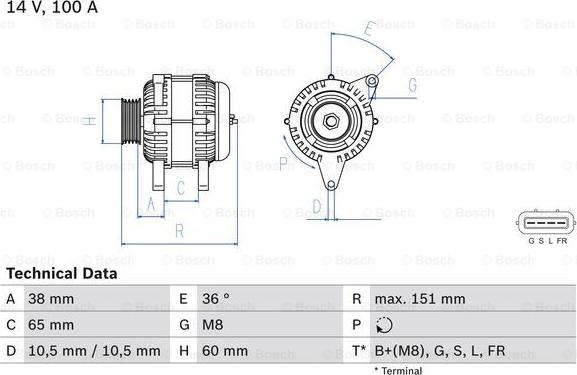 BOSCH 0 986 049 940 - Ģenerators adetalas.lv