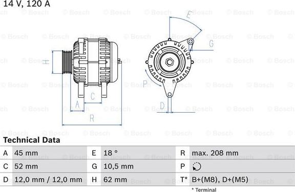 BOSCH 0 986 049 400 - Ģenerators adetalas.lv