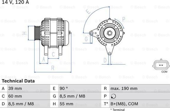 BOSCH 0 986 049 030 - Ģenerators adetalas.lv