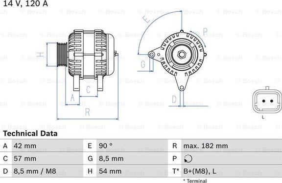 BOSCH 0 986 049 810 - Ģenerators adetalas.lv