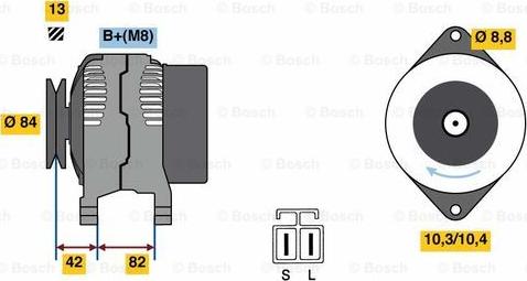 BOSCH 0 986 049 710 - Ģenerators adetalas.lv