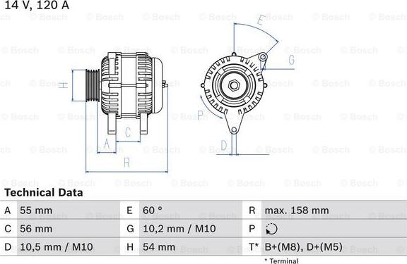 BOSCH 0 986 044 410 - Ģenerators adetalas.lv