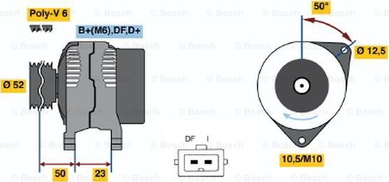 BOSCH 0 986 044 681 - Ģenerators adetalas.lv