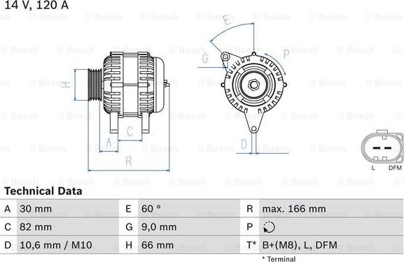 BOSCH 0 986 044 330 - Ģenerators adetalas.lv