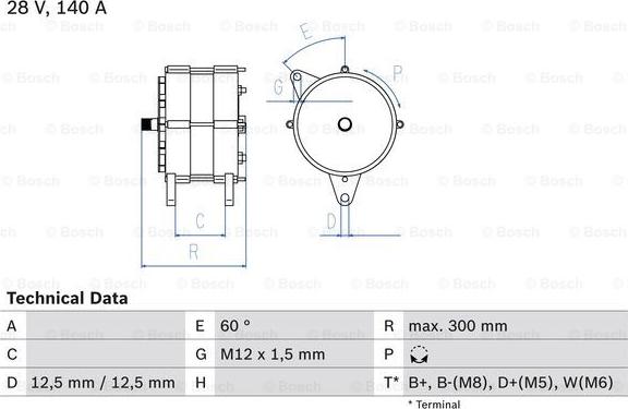 BOSCH 0 986 045 990 - Ģenerators adetalas.lv