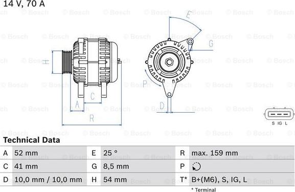 BOSCH 0 986 040 471 - Ģenerators adetalas.lv