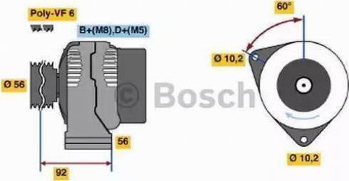 BOSCH 0123510075 - Ģenerators adetalas.lv