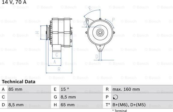 BOSCH 0 986 041 620 - Ģenerators adetalas.lv