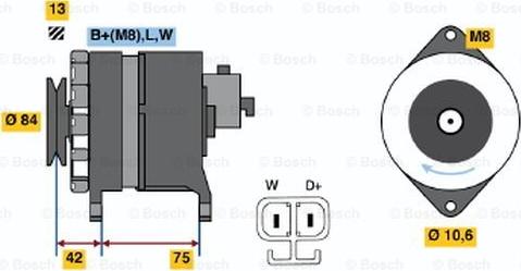 BOSCH 0 986 041 791 - Ģenerators adetalas.lv