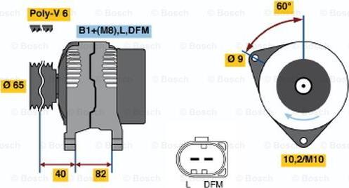 BOSCH 0 986 048 120 - Ģenerators adetalas.lv