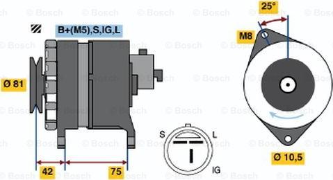 BOSCH 0 986 043 111 - Ģenerators adetalas.lv