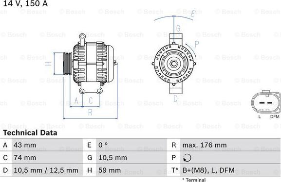 BOSCH 0 986 047 920 - Ģenerators adetalas.lv