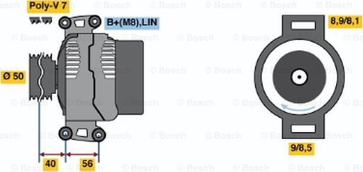 BOSCH 0 986 047 790 - Ģenerators adetalas.lv