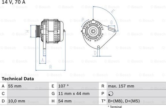 BOSCH 0 986 080 490 - Ģenerators adetalas.lv