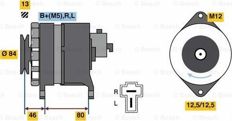 BOSCH 0 986 080 160 - Ģenerators adetalas.lv