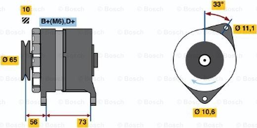 BOSCH 0 986 034 480 - Ģenerators adetalas.lv