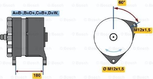 BOSCH 0 986 034 600 - Ģenerators adetalas.lv