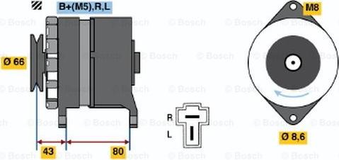 BOSCH 0 986 034 311 - Ģenerators adetalas.lv