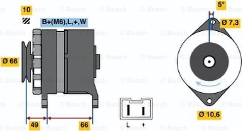 BOSCH 0 986 034 780 - Ģenerators adetalas.lv